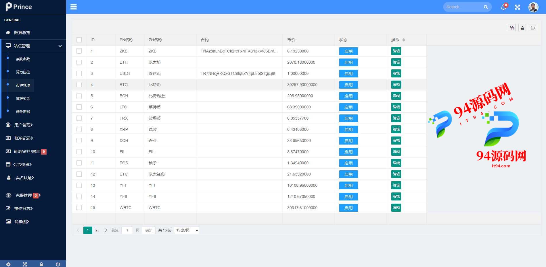 图片[15]-全新框架双语言交易所|币币交易所_质押挖矿|交易机器人-94源码网